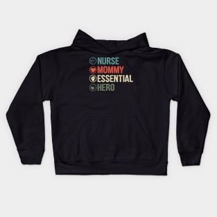 Nurse Mommy Essential Hero Kids Hoodie